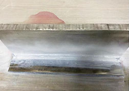 q235b角接焊板渗透检测