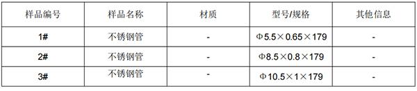 不锈钢管成分分析