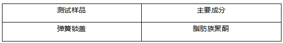 弹簧锁盖塑料成分分析