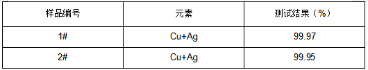 冷凝器部件铜管成分分析