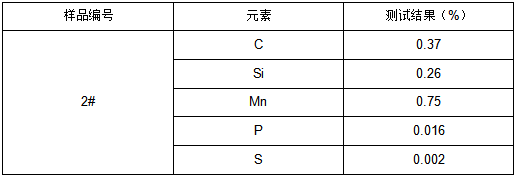 Q345B外筒缸体成分分析