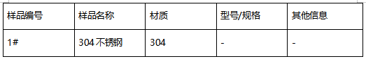 304不锈钢材质成分分析