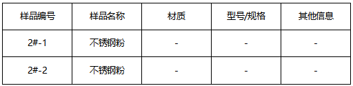 不锈钢粉成分分析