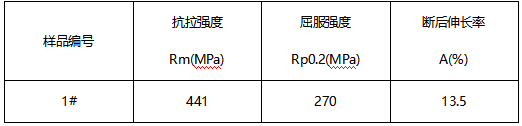 铸造铝合金夹块成分分析-拉伸测试