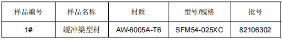 缓冲梁铝型材成分分析