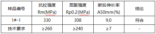 6061-T6铝架成分分析