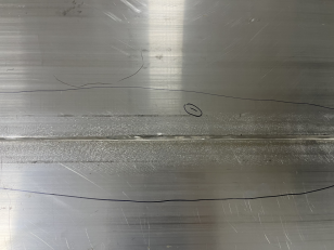流道板宏观金相-焊缝尺寸测试