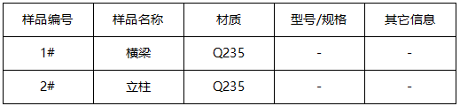 货架横梁立柱成分分析